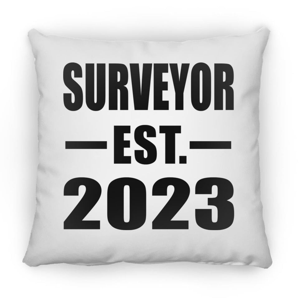 Surveyor Established EST. 2023 - Throw Pillow