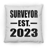 Surveyor Established EST. 2023 - Throw Pillow