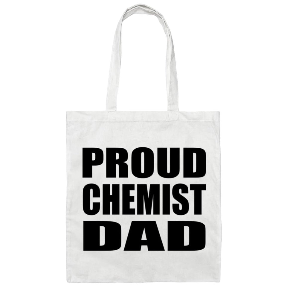 Proud Chemist Dad - Tote Bag White