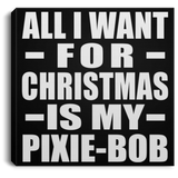 All I Want For Christmas Is My Pixie-Bob - Canvas Square