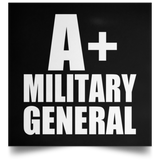 A+ Military General - Poster Square