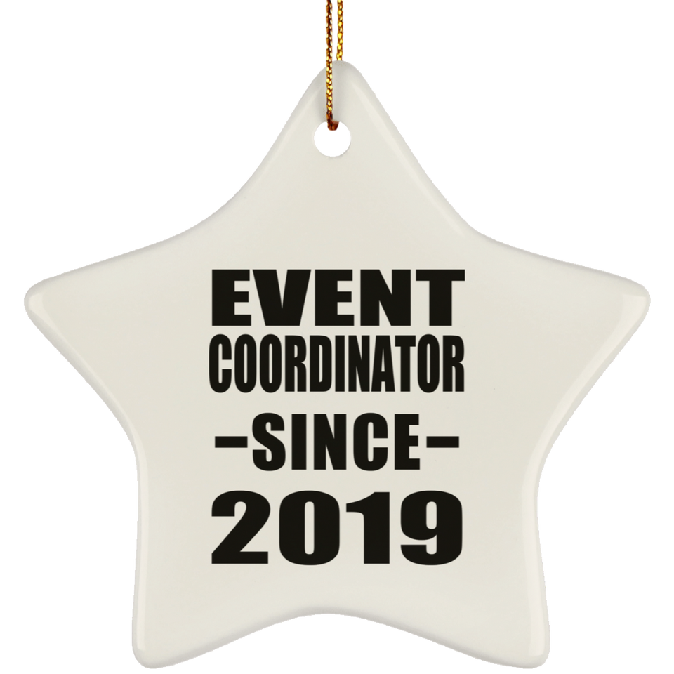 Event Coordinator Since 2019 - Star Ornament