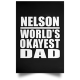 Nelson World's Okayest Dad - Poster Portrait