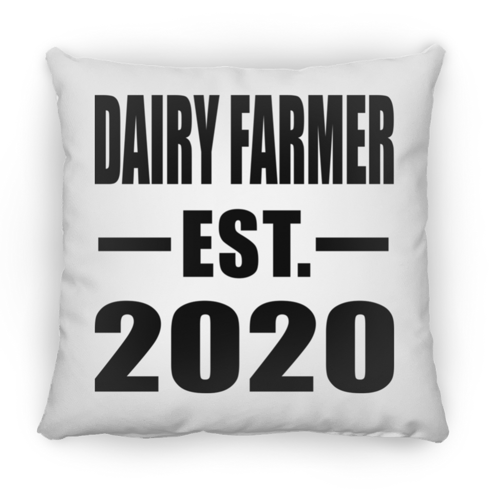 Dairy Farmer Established EST. 2020 - Throw Pillow