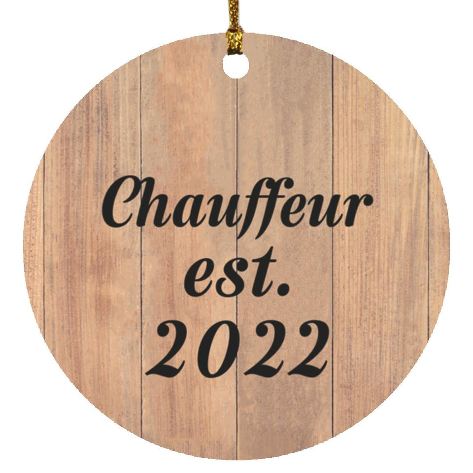 Chauffeur Established Est. 2022 - Circle Ornament C