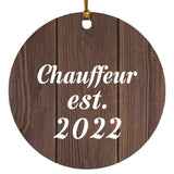 Chauffeur Established Est. 2022 - Circle Ornament D