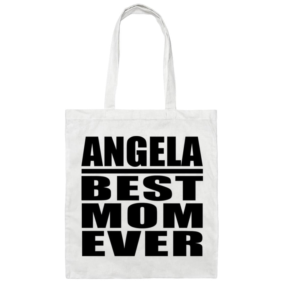 Angela Best Mom Ever - Tote Bag White