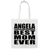 Angela Best Mom Ever - Tote Bag White