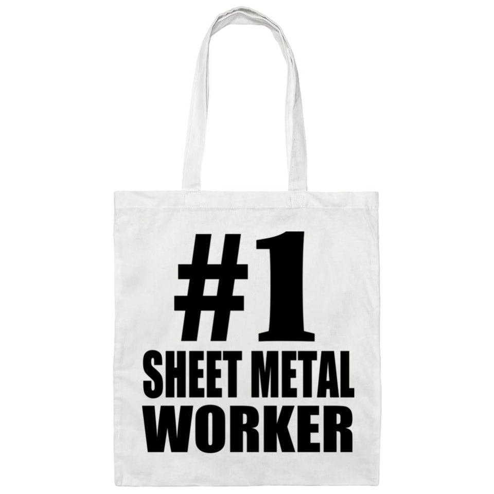 Number One #1 Sheet Metal Worker - Tote Bag White