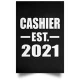 Cashier Established EST. 2021 - Poster Portrait