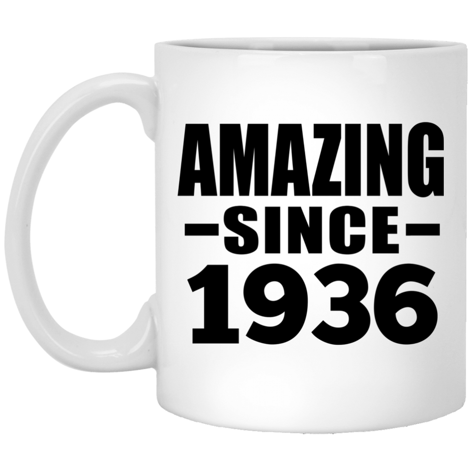 88th Birthday Amazing Since 1936 - 11 Oz Coffee Mug