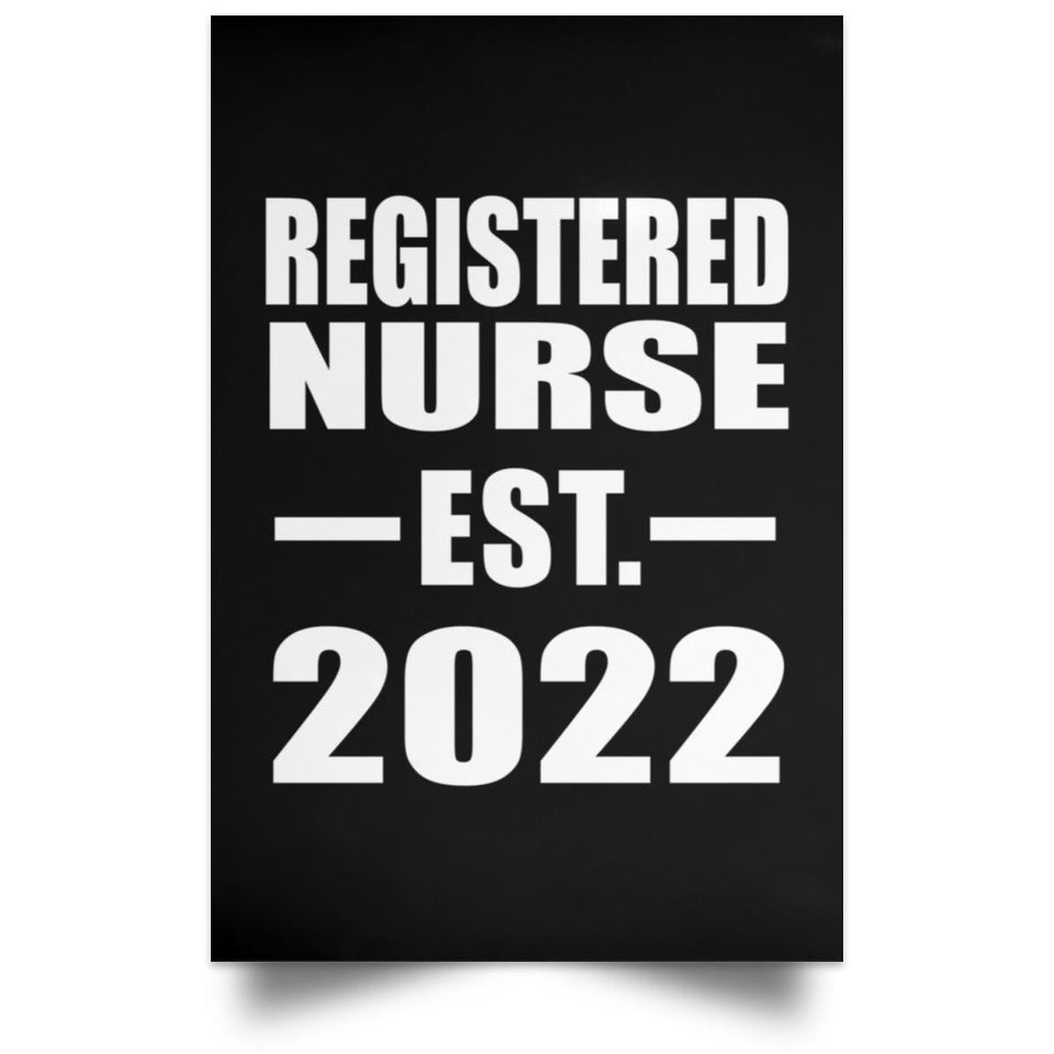 Registered Nurse Established EST. 2022 - Poster Portrait
