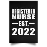 Registered Nurse Established EST. 2022 - Poster Portrait