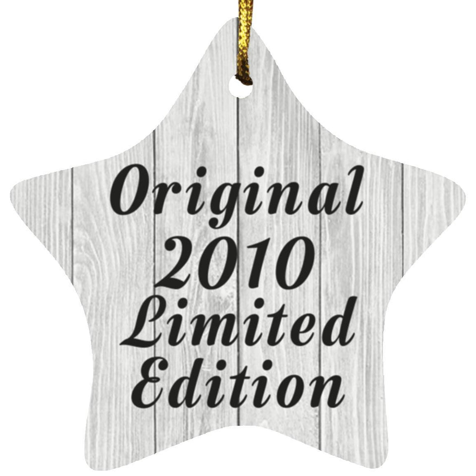 14th Birthday Original 2010 Limited Edition - Star Ornament F