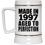 27th Birthday Made In 1997 Aged to Perfection - Beer Stein