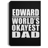 Edward World's Okayest Dad - Canvas Portrait