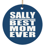 Sally Best Mom Ever - Circle Ornament