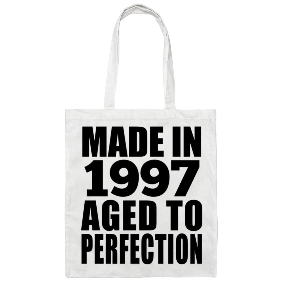 27th Birthday Made In 1997 Aged to Perfection - Tote Bag White
