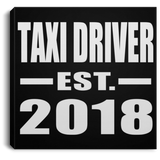 Taxi Driver Established EST. 2018 - Canvas Square