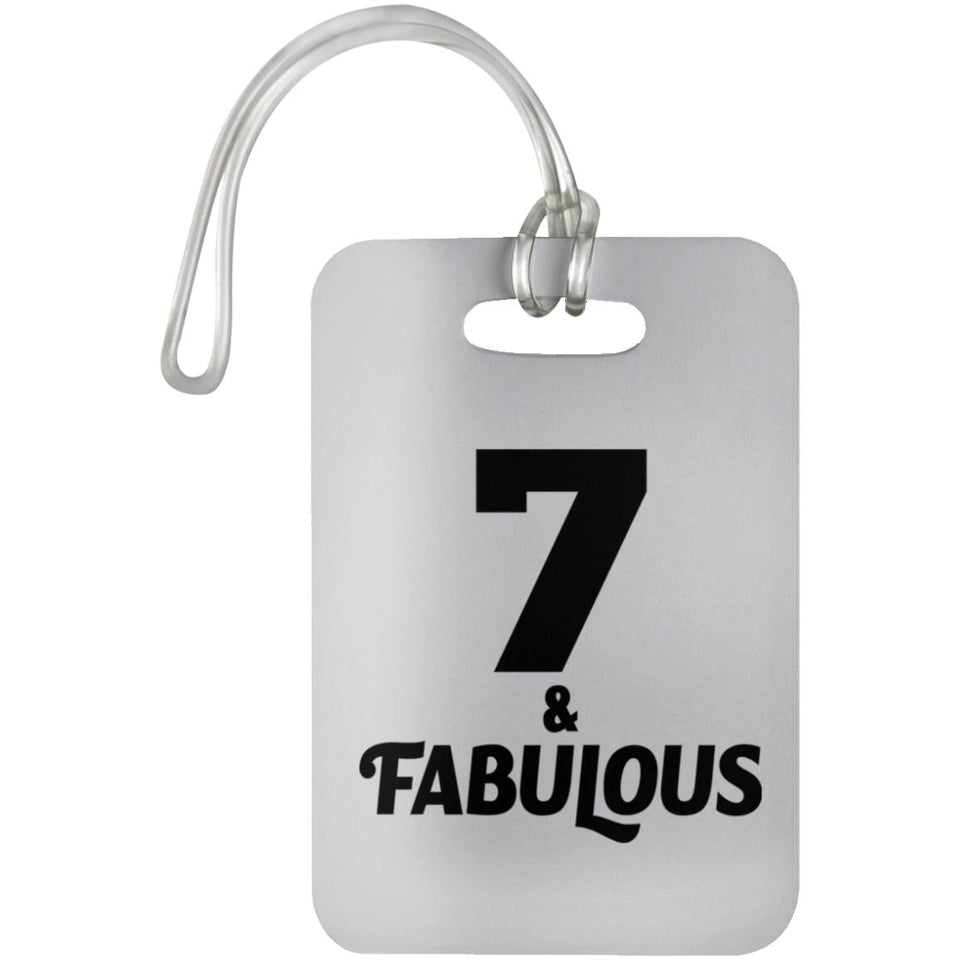 7th Birthday 7 & Fabulous - Luggage Bag Tag