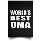 World's Best Oma - Poster Portrait