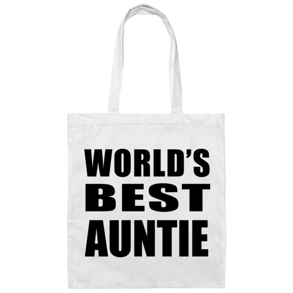 World's Best Auntie - Tote Bag White