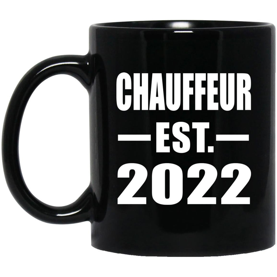 Chauffeur Established EST. 2022 - 11oz Coffee Mug Black