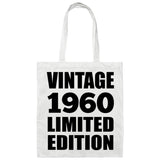 64th Birthday Vintage 1960 Limited Edition - Tote Bag White
