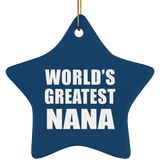 World's Greatest Nana - Star Ornament