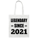 3rd Birthday Legendary Since 2021 - Tote Bag White