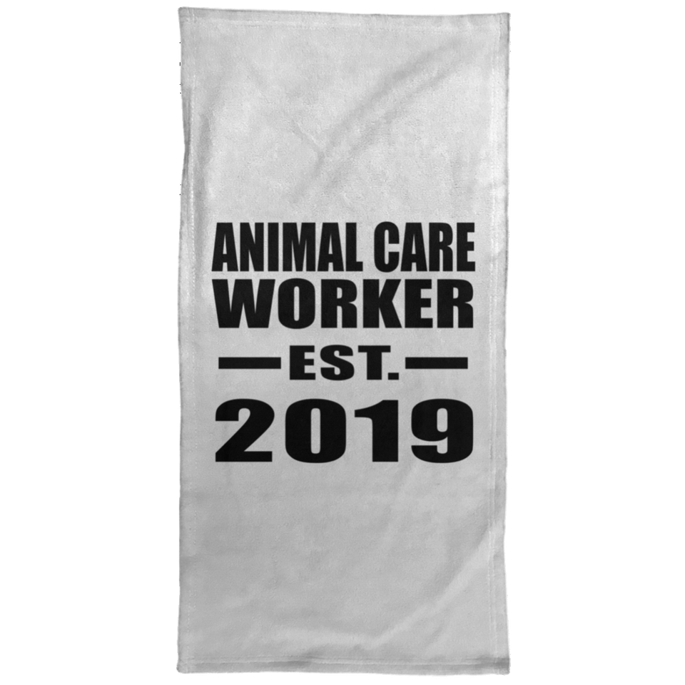 Animal Care Worker Established EST. 2019 - Hand Towel