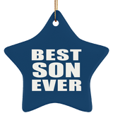 Best Son Ever - Star Ornament