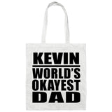 Kevin World's Okayest Dad - Tote Bag White