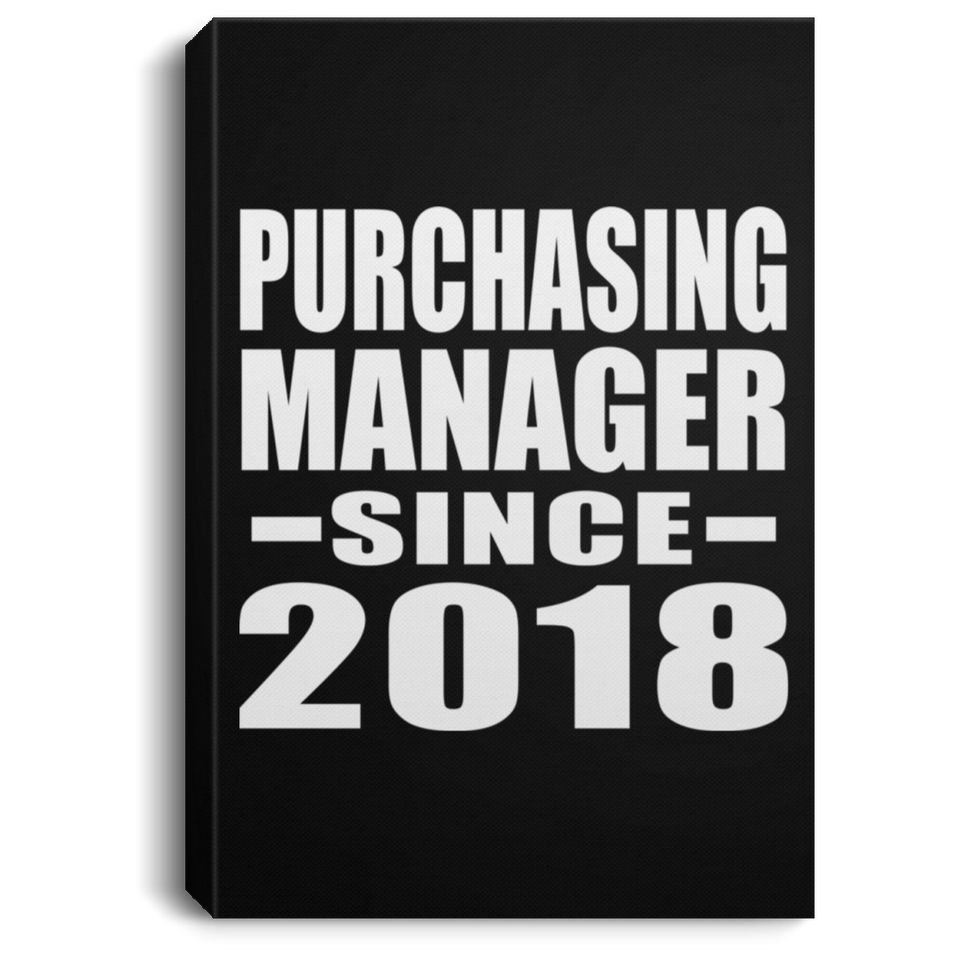 Purchasing Manager Since 2018 - Canvas Portrait