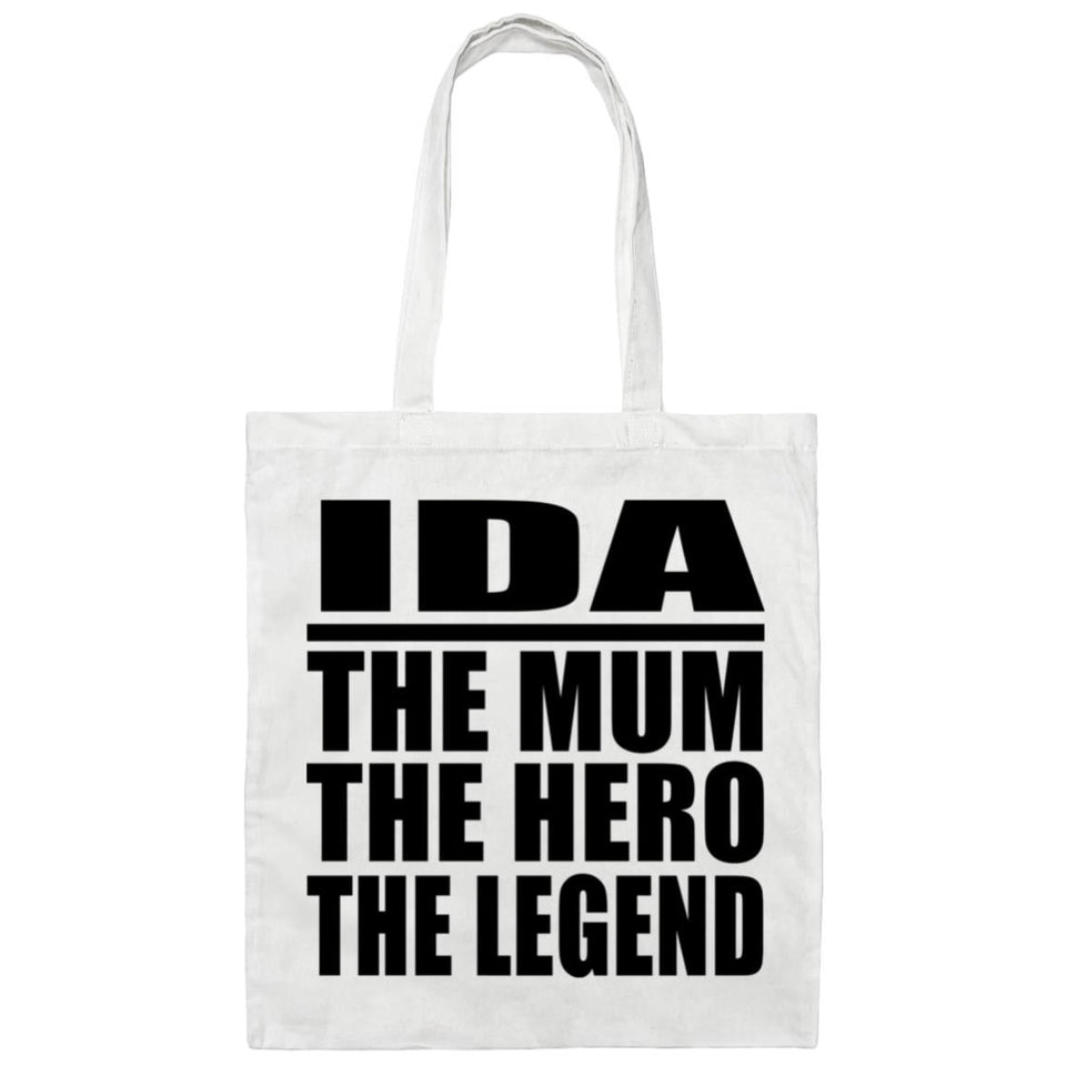 Ida The Mum The Hero The Legend - Tote Bag White
