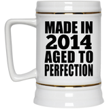 10th Birthday Made In 2014 Aged to Perfection - Beer Stein