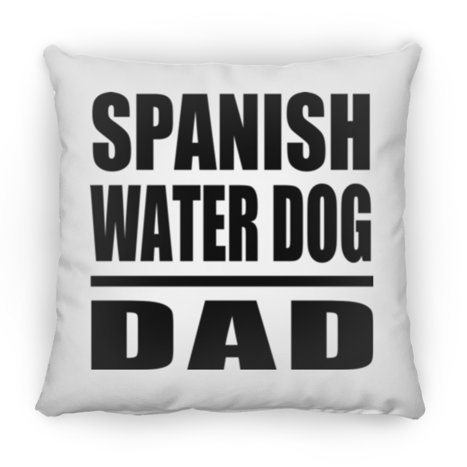 Spanish Water Dog Dad - Throw Pillow