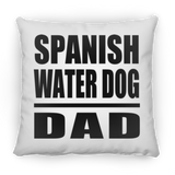 Spanish Water Dog Dad - Throw Pillow
