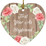 First Year As Boyfriend - Heart Ornament B