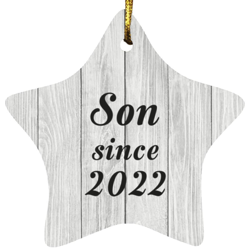 Son Since 2022 - Star Ornament F