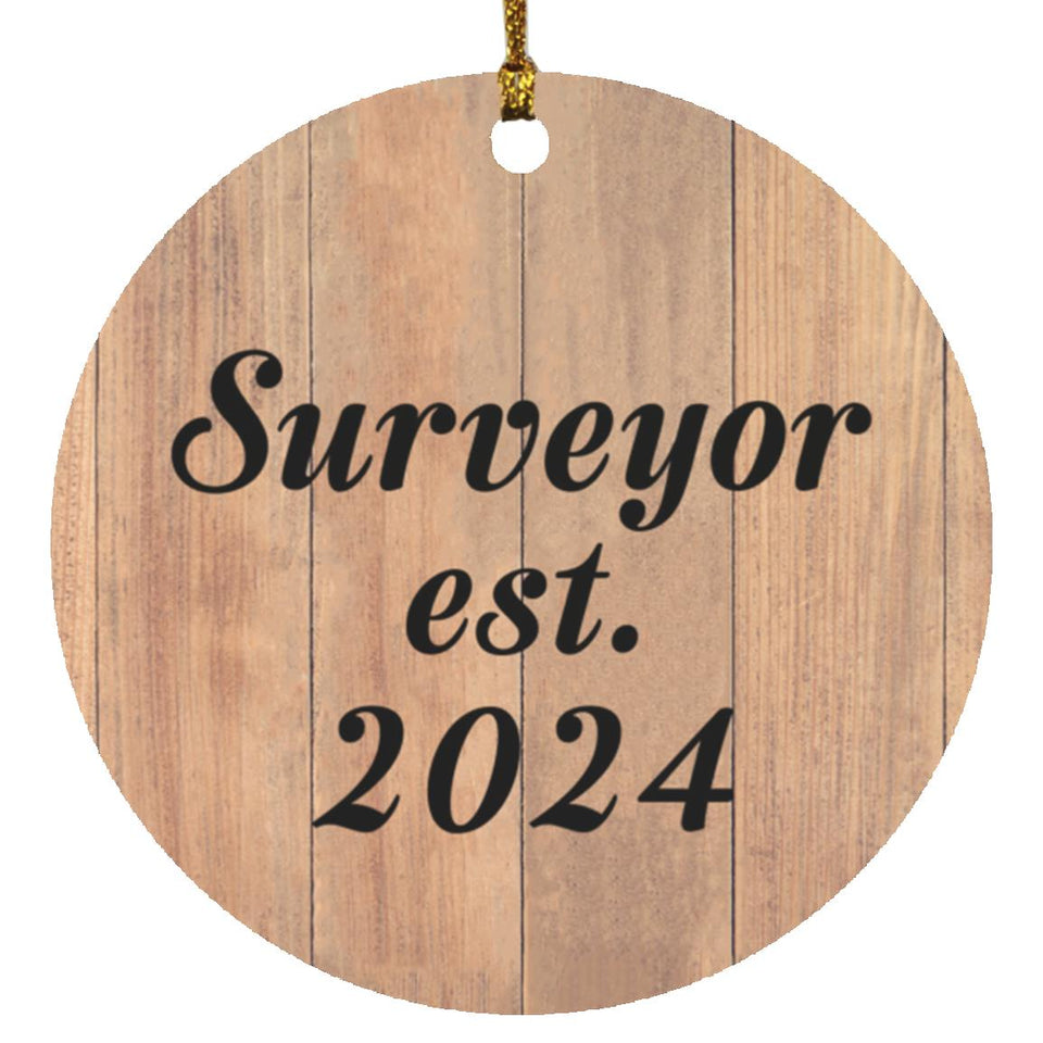 Surveyor Established Est. 2024 - Circle Ornament C