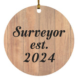 Surveyor Established Est. 2024 - Circle Ornament C