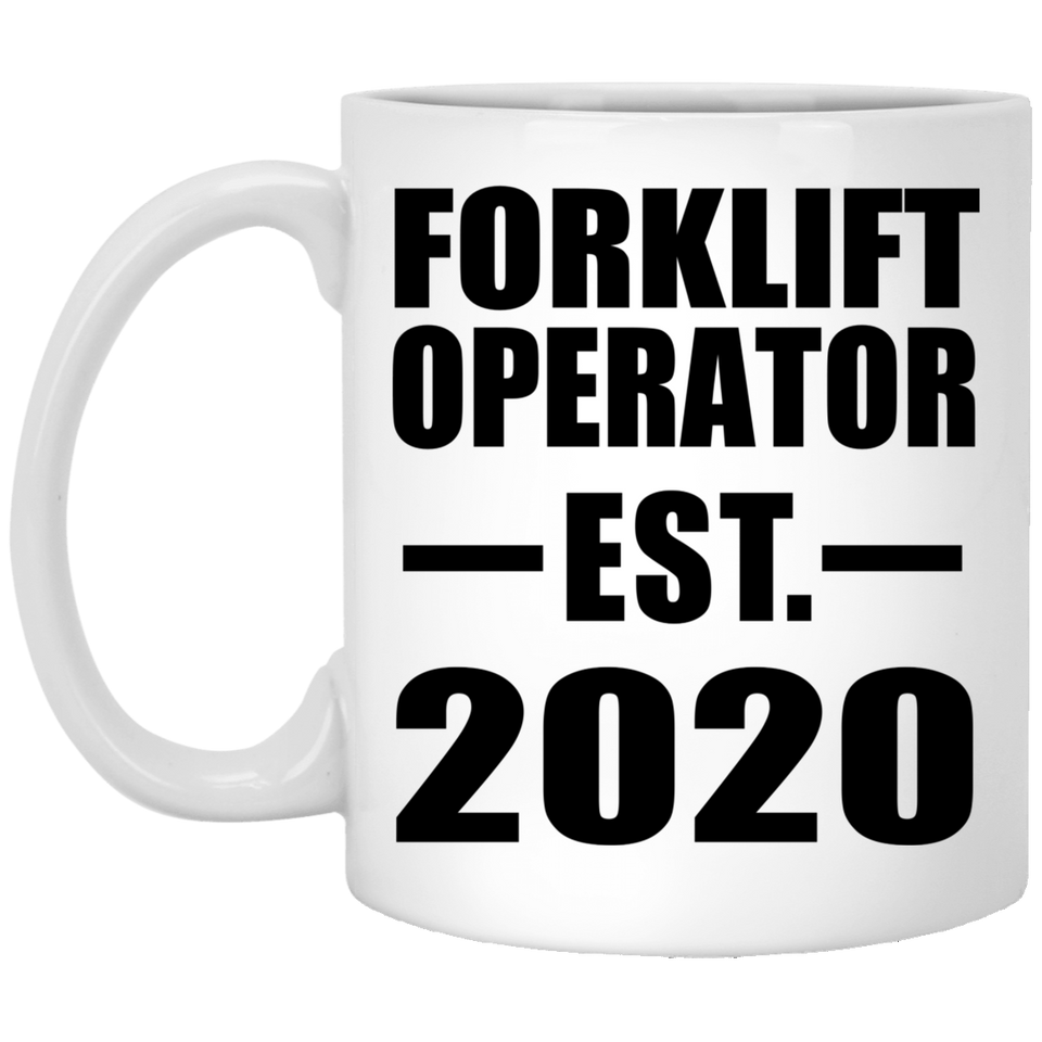 Forklift Operator Established EST. 2020 - 11oz Coffee Mug