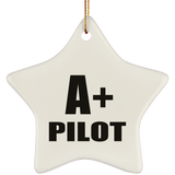 A+ Pilot - Star Ornament