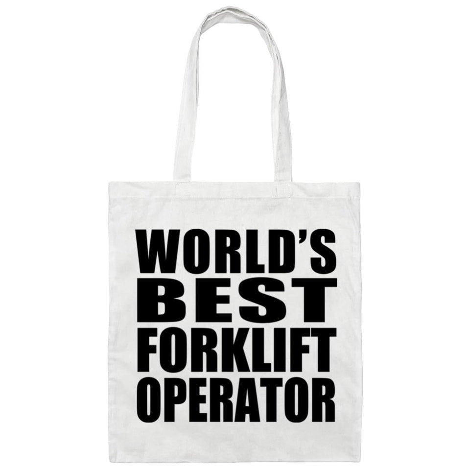 World's Best Forklift Operator - Tote Bag White