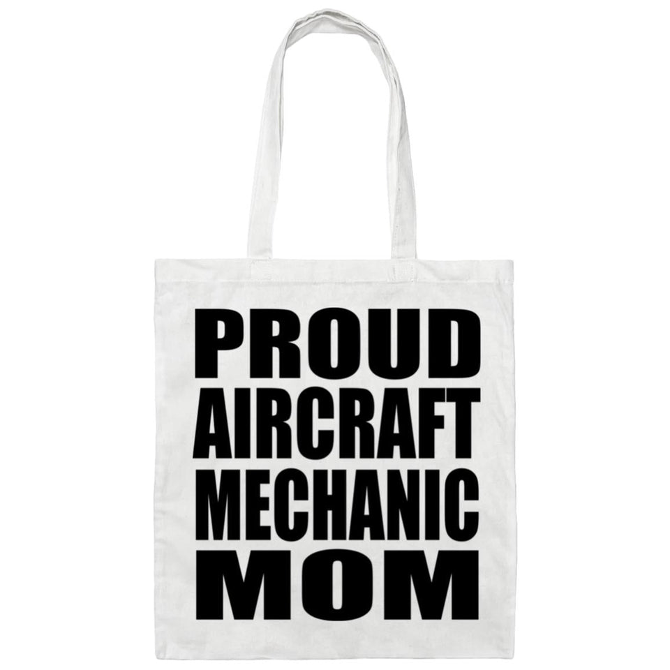 Proud Aircraft Mechanic Mom - Tote Bag White