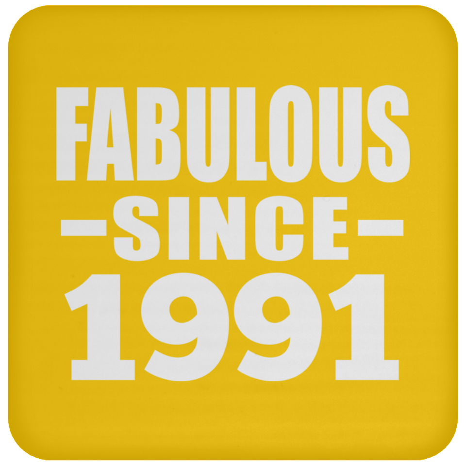 33rd Birthday Fabulous Since 1991 - Drink Coaster