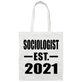 Sociologist Established EST. 2021 - Tote Bag White