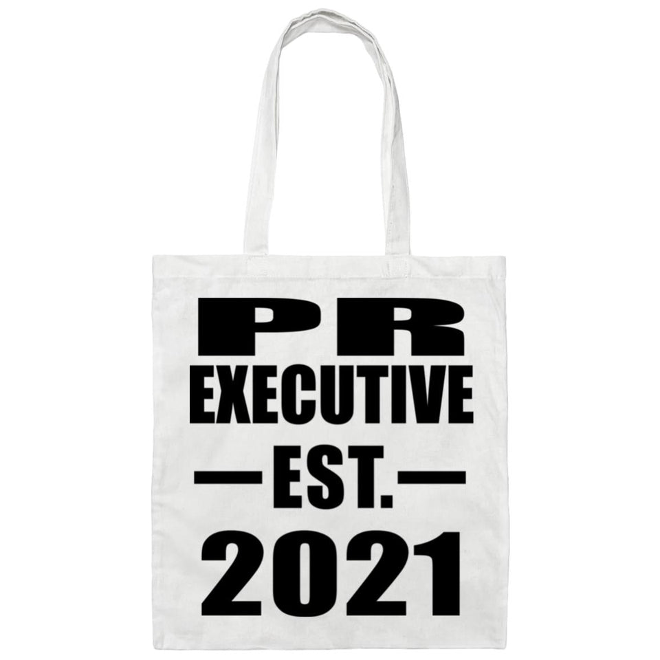 PR Executive Established EST. 2021 - Tote Bag White