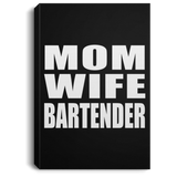 Mom Wife Bartender - Canvas Portrait